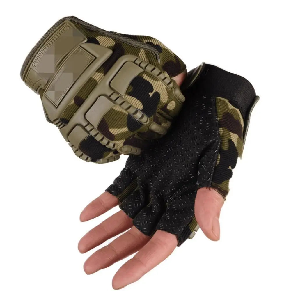 Resistant Motorcycle Equipment Accessories Fingerless Guantes Men's Zpaxo