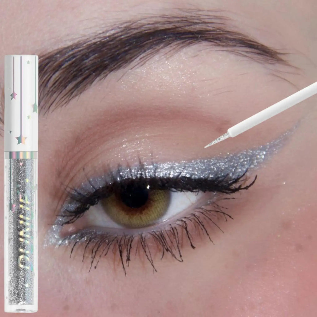 1PC Colorful Shiny Liquid Eyeliner - Flashing, Waterproof, Silky, Long-lasting, Suitable for Music Festivals and Parties Zpaxo