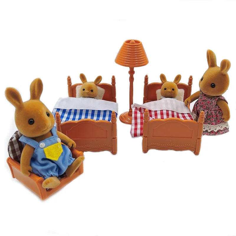 1 12 Dollhouse Miniature Furniture DIY Toy Forest Family Boys Girls