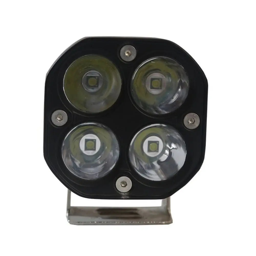 White Yellow Light Motorcycle Work 12V 24V 40W Driving Moto Zpaxo