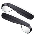 Carbon Fiber Blind Spot Mirror Small Round Mirror 360 Degrees Rearview Mirror Extended Field of View Multi-Function Rain Eyebrow Zpaxo 1 Pair