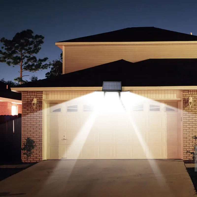 Solar Outdoor Wall Lights Motion Sensor Waterproof Security 3 Modes Zpaxo