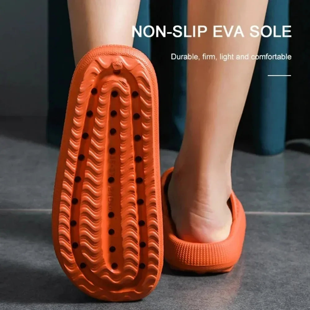 Thick Sole Slippers Indoor Eva Soft Pillow Slides Sandals Anti-slip