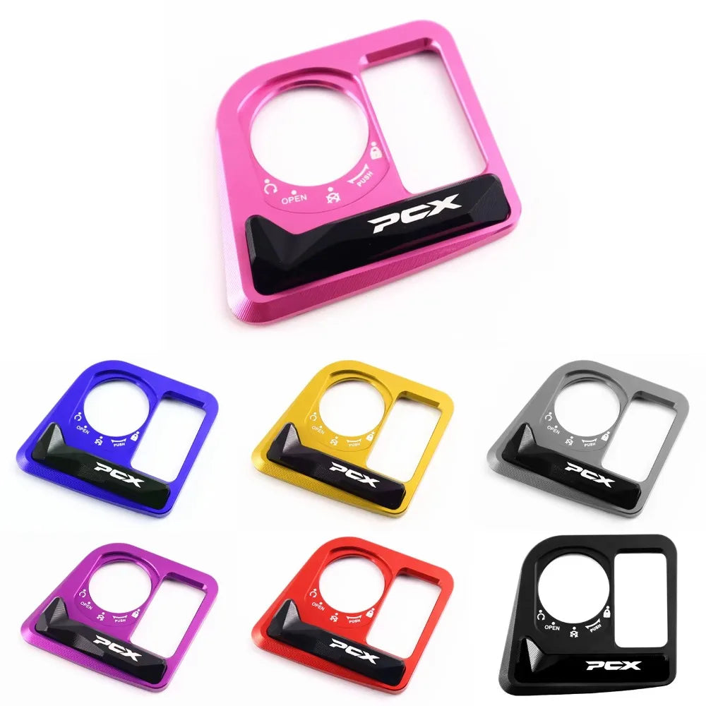 Motorcycle Parts Ignition Key Lock Cap Cover Colorful Aluminum Alloy Zpaxo