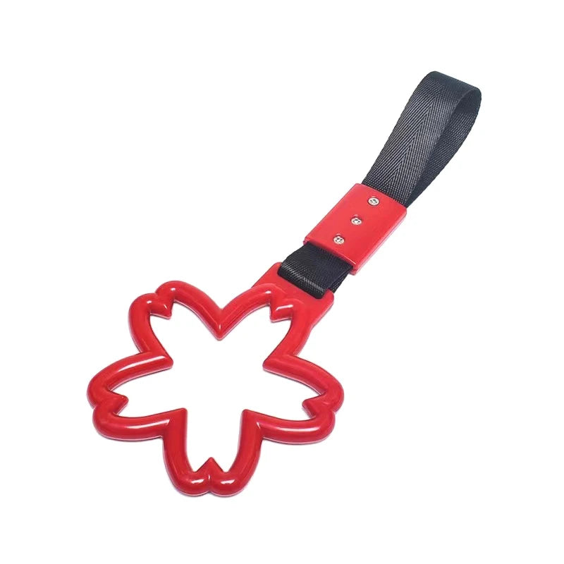 JDM Train Bus Handle Hand Strap Ring Heart Styling Drift Charm Auto Zpaxo A7