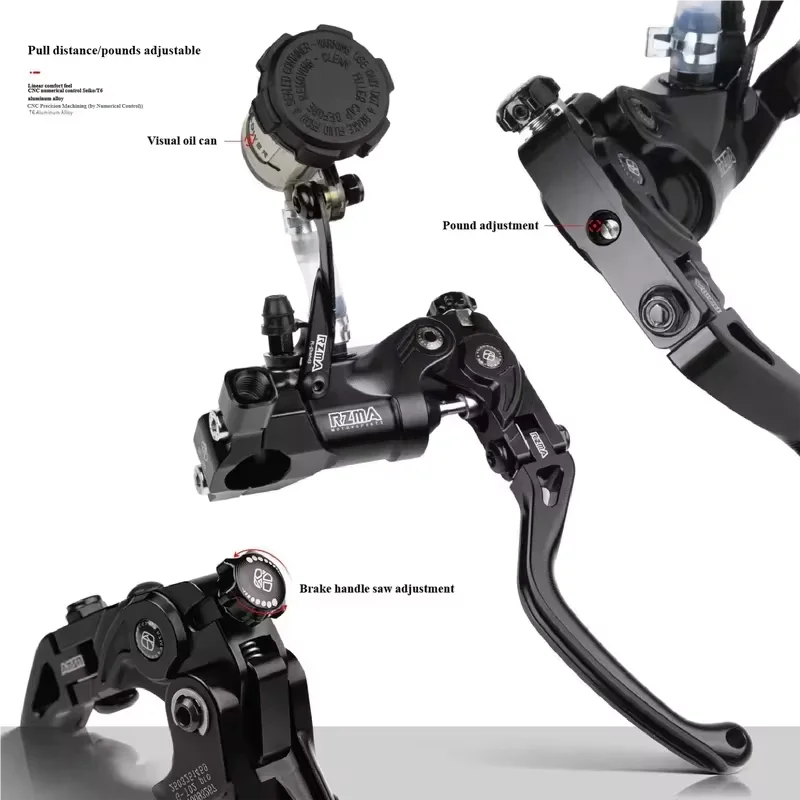 GT02 Hydraulic Brake Pump – Folding Lever & Adjustable Linear Feel