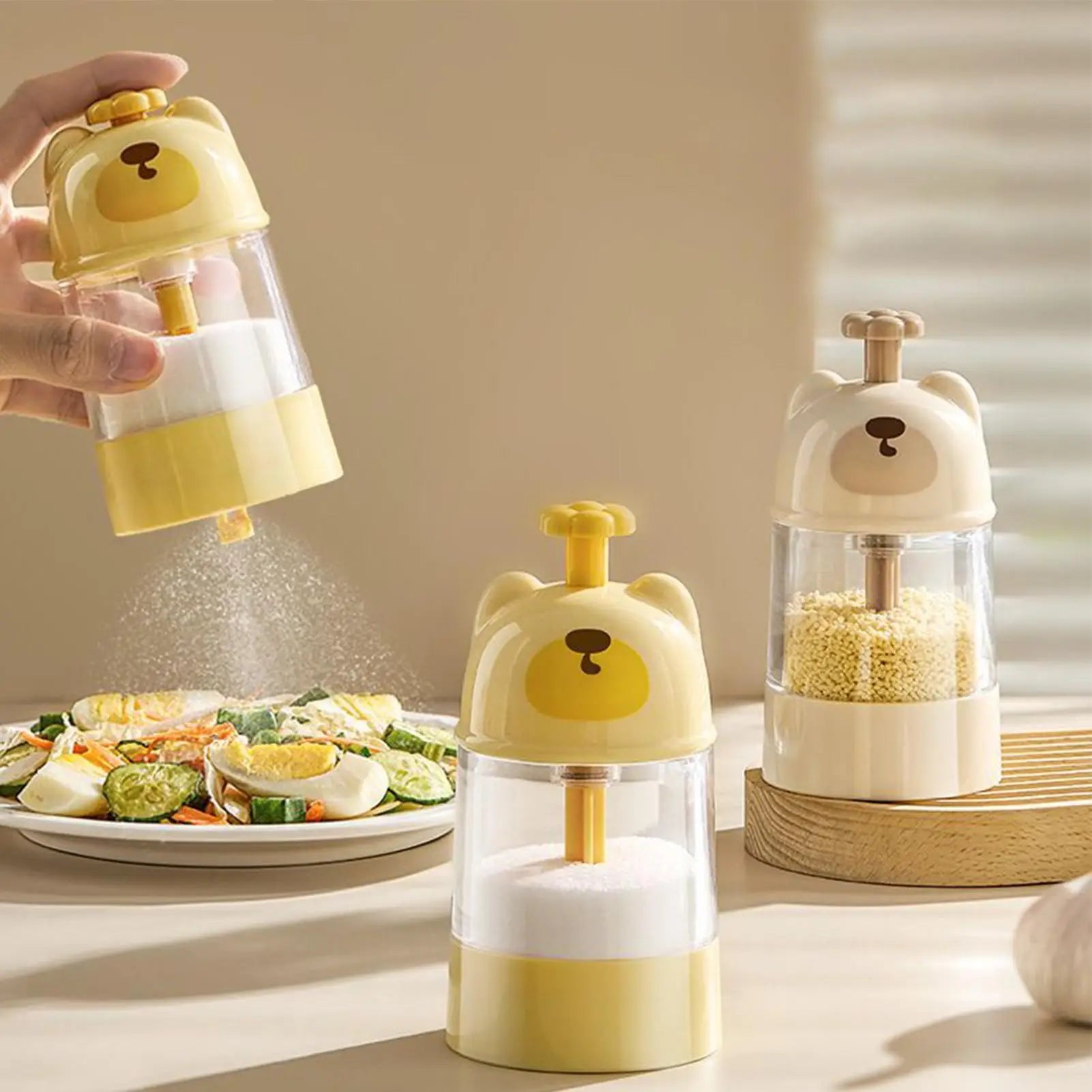 Salt Shaker Precise Quantitative Seasoning Bottle Kitchen Condiment