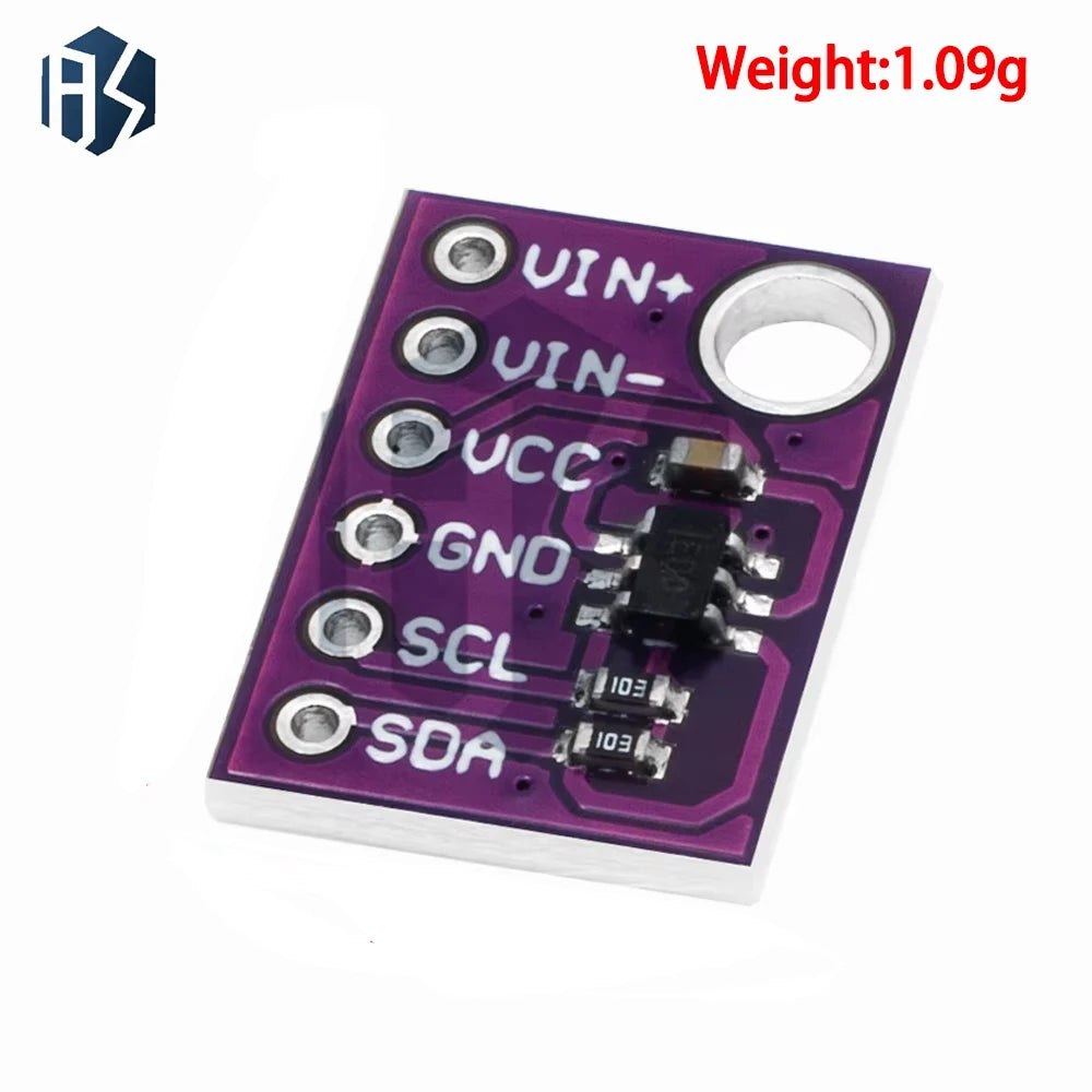 1PC ADS1110 16-Bit ADC Module – 2.7-5.5V Low-Power (240μA) I2C Thermocouple Amplifier & Temperature Sensor Zpaxo