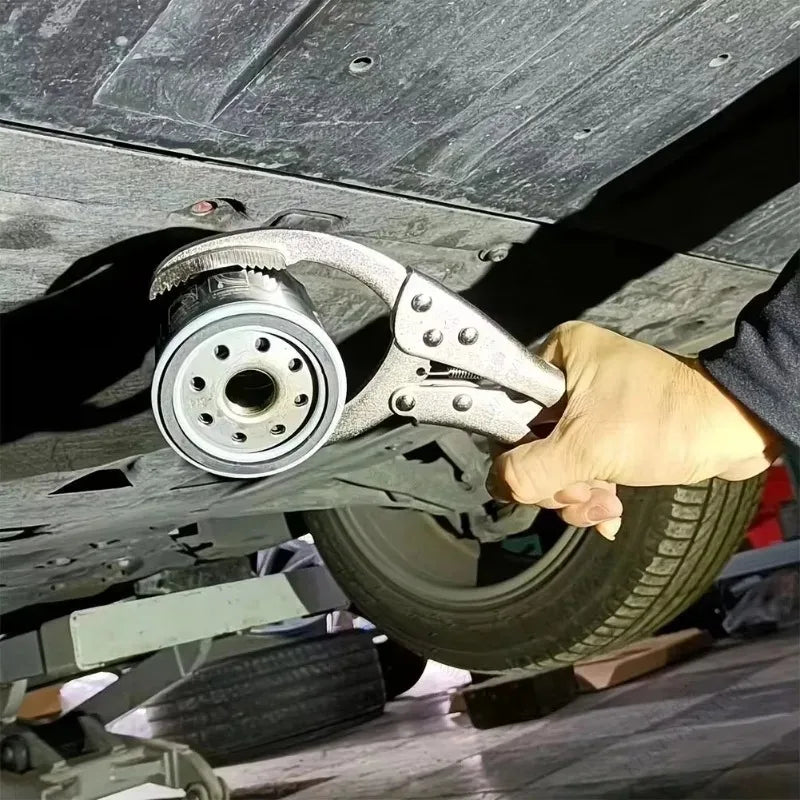 Adjustable Clamp Oil Filter Wrench – Universal Car & Truck