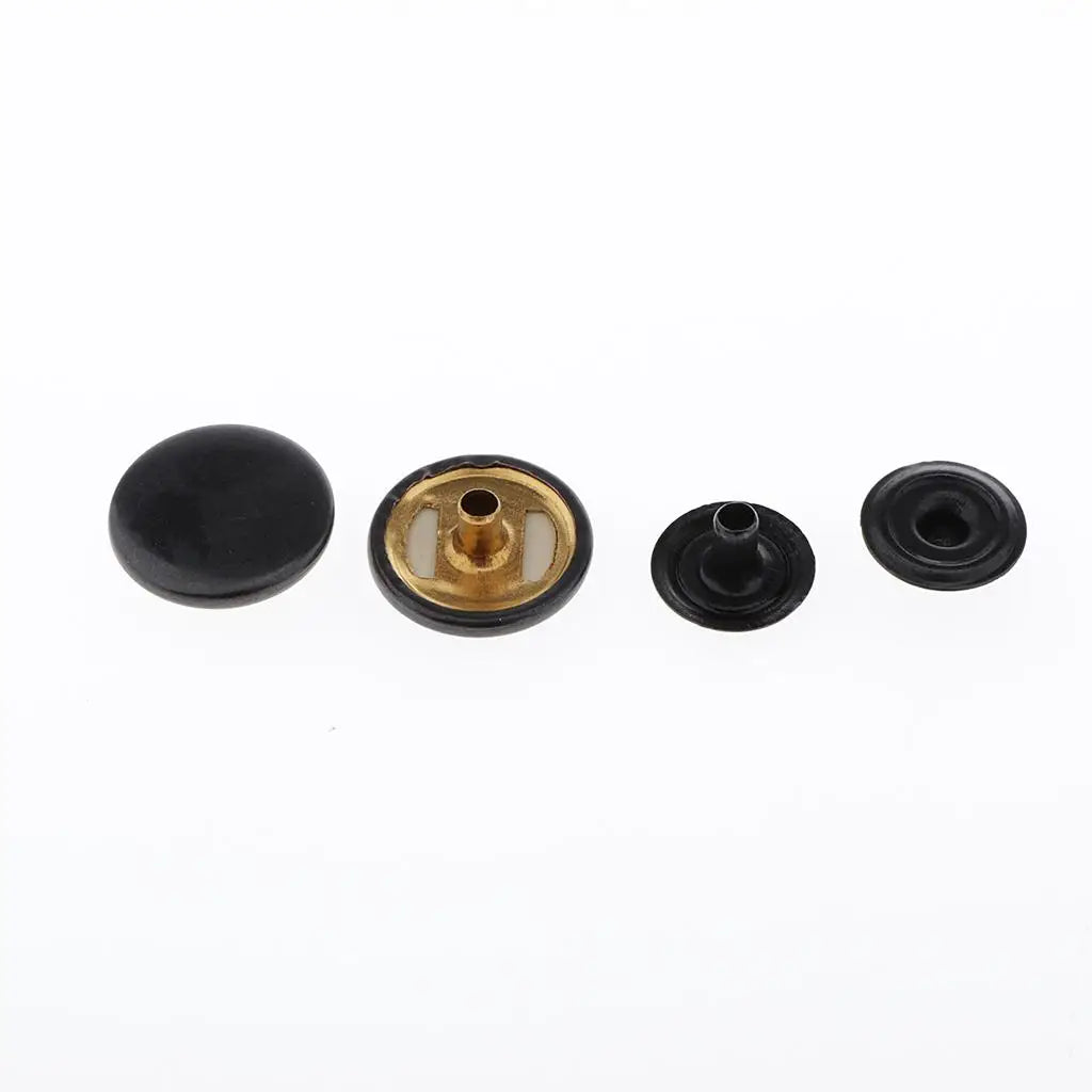Sewing Hook Eye Closures 20 Sets Copper Metal Buttons for Clothes Skirt Trouser Repairs Zpaxo