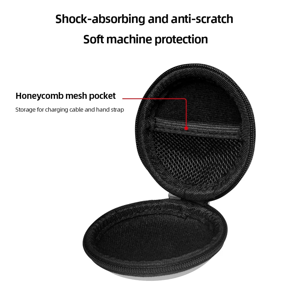 Storage Case EVA Protective Hand Strap Zipper Closure Shockproof Pok Zpaxo
