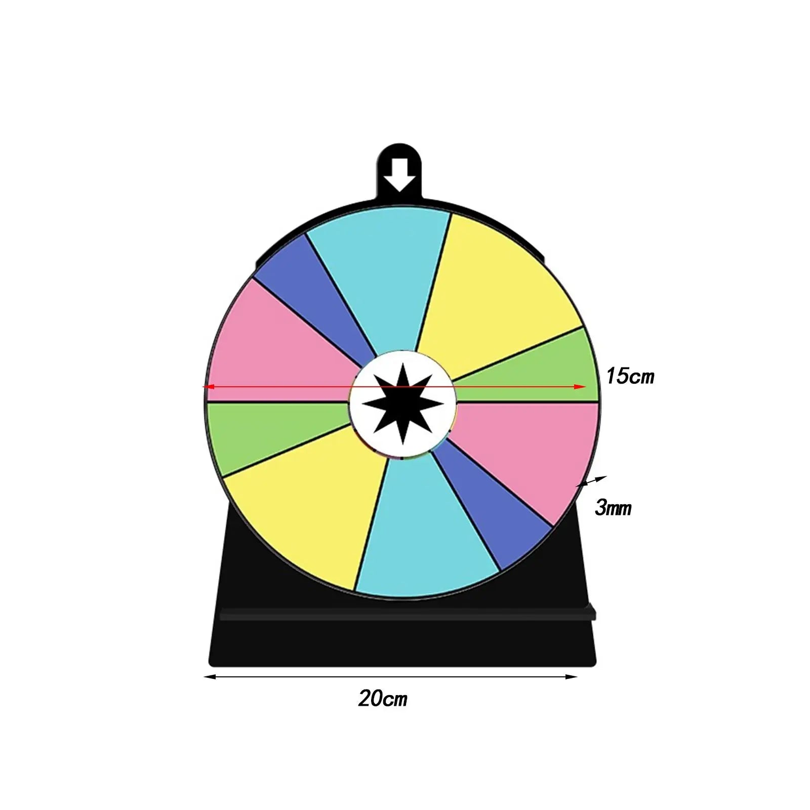 Editable Fortune Spin Wheel – Roulette Prize & Drinking Game Fortune Spin Wheel Zpaxo