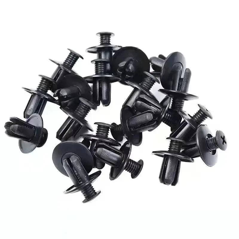Plastic Push Rivet Clips – Car Bumper & Fender Fasteners 8mm