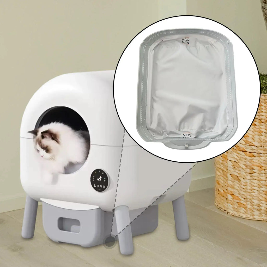 Kitten Litter Box Liner Pad Triple Protection Technology Fabric Soft Zpaxo