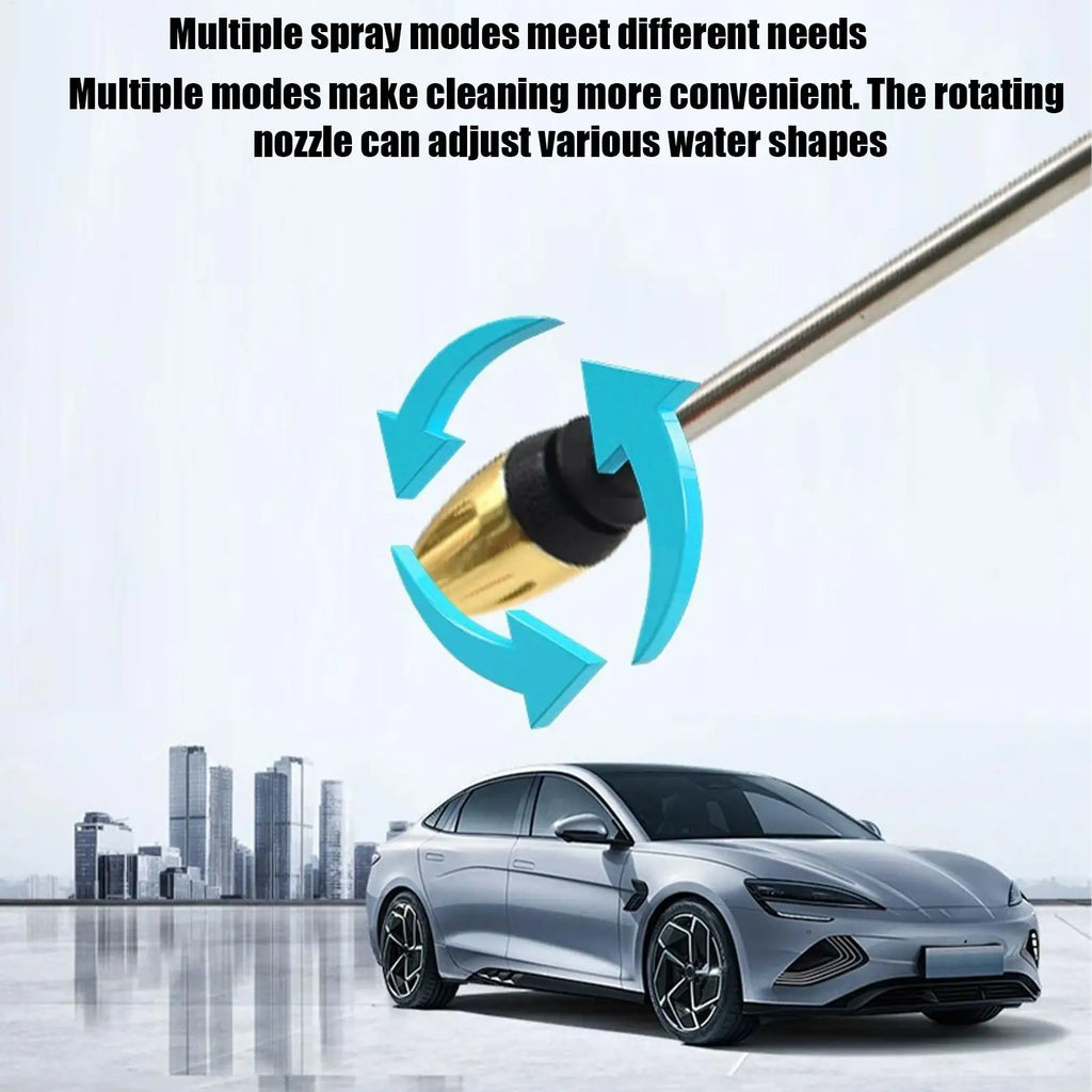 Garden Hose Nozzle Heavy Duty Adjustable Spray Gun Aluminum Alloy