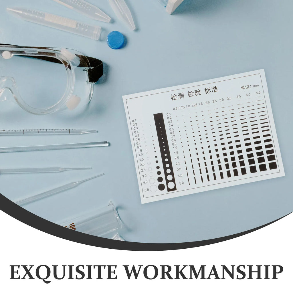 Transparent High-precision Film Ruler Crack Scratch Spot Width