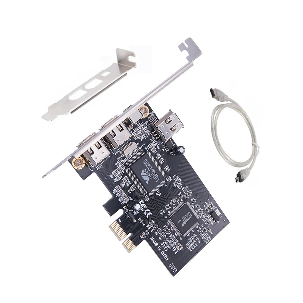 PCI-e 1X External IEEE 1394 4 Ports 3 X 6Pin 1 4Pin Firewire Card