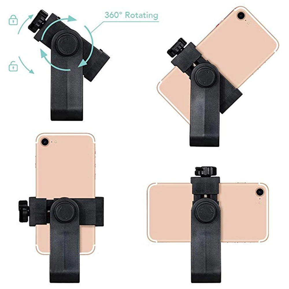 Universal Bracket Phone Holder Tripod Stand Mount Tablet Clip Phone Tripod Shooting Adapter For iPhone Xiaomi Tripod Accessories Zpaxo