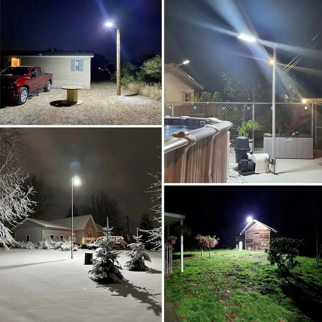 Outdoor Solar Street Lights Motion Sensor Waterproof IP66 Dusk Dawn Zpaxo