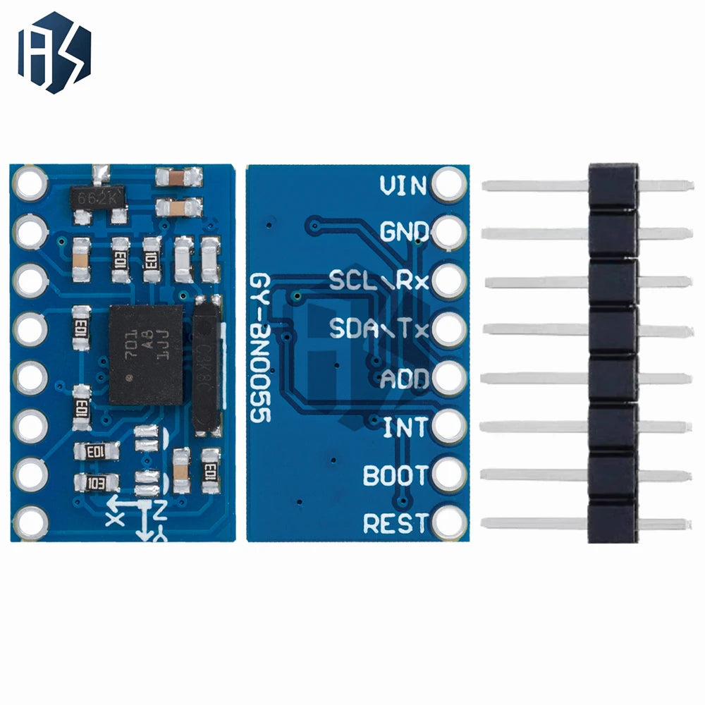 ‌GY-BNO055 9DOF IMU Sensor Module - 9-Axis Absolute Orientation Breakout Board with I2C Interface for Robotics/Drones (Gyroscope Zpaxo