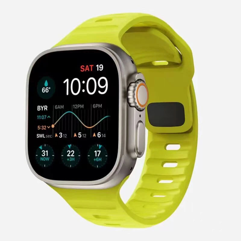 Straps Apple Watch Band Soft Silicone Sport Bracelet Iwatch Serise 9