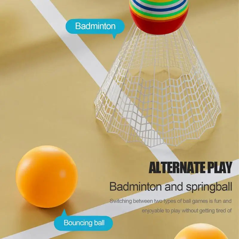 Badminton Racket For Kids 1 Pair Outdoor Sport Badminton Rackets With Balls Birthday Children's Day Celebration Parent-Child Zpaxo