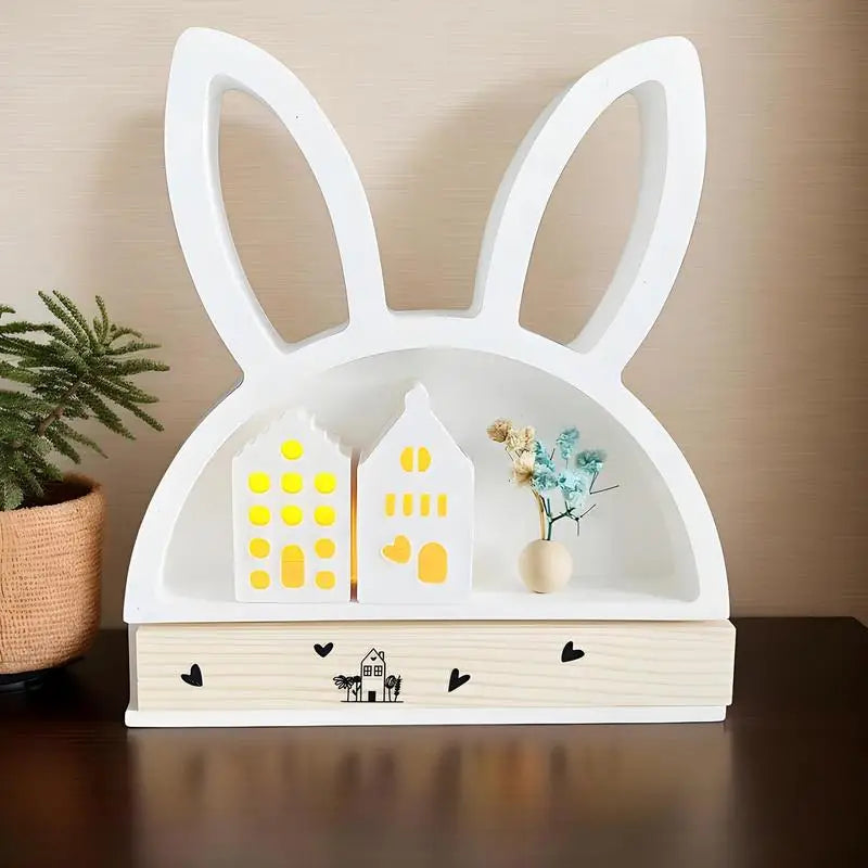 Rabbit Silicone Fondant Mold Bunny Candle Mould Semicircular Soap