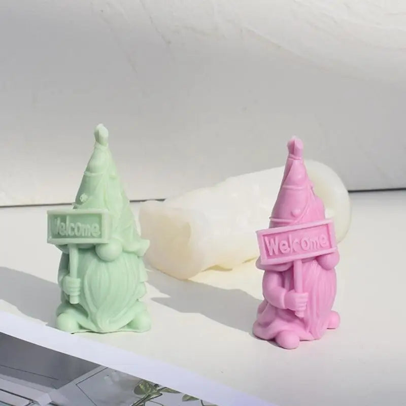 Santa Elastomer Molds DIY Render Christmas Decoration Crafting