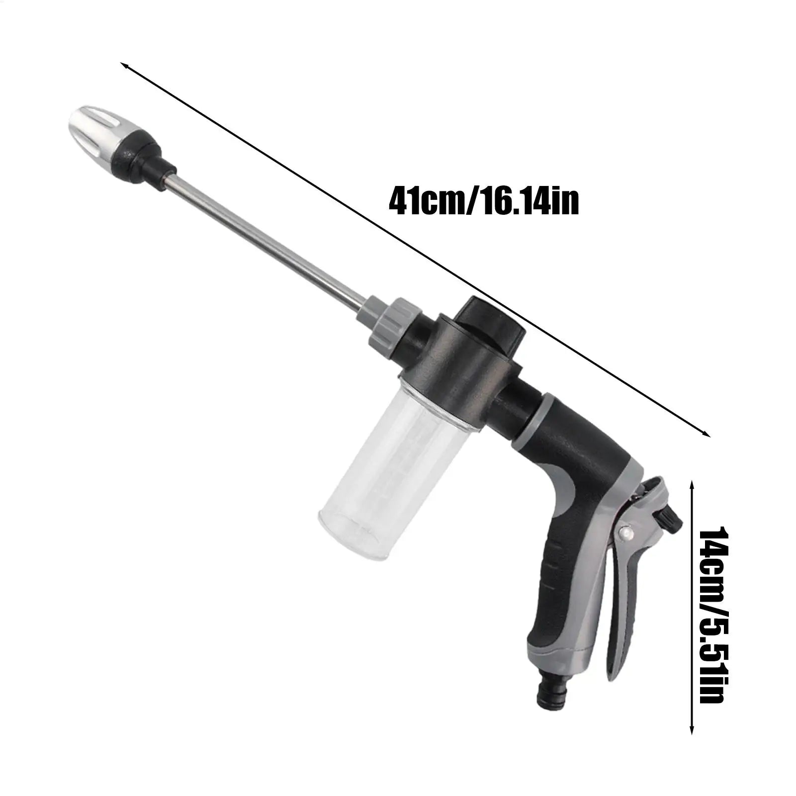 Pressure Garden Hose Nozzle Adjustable Spray Patterns Power Washer