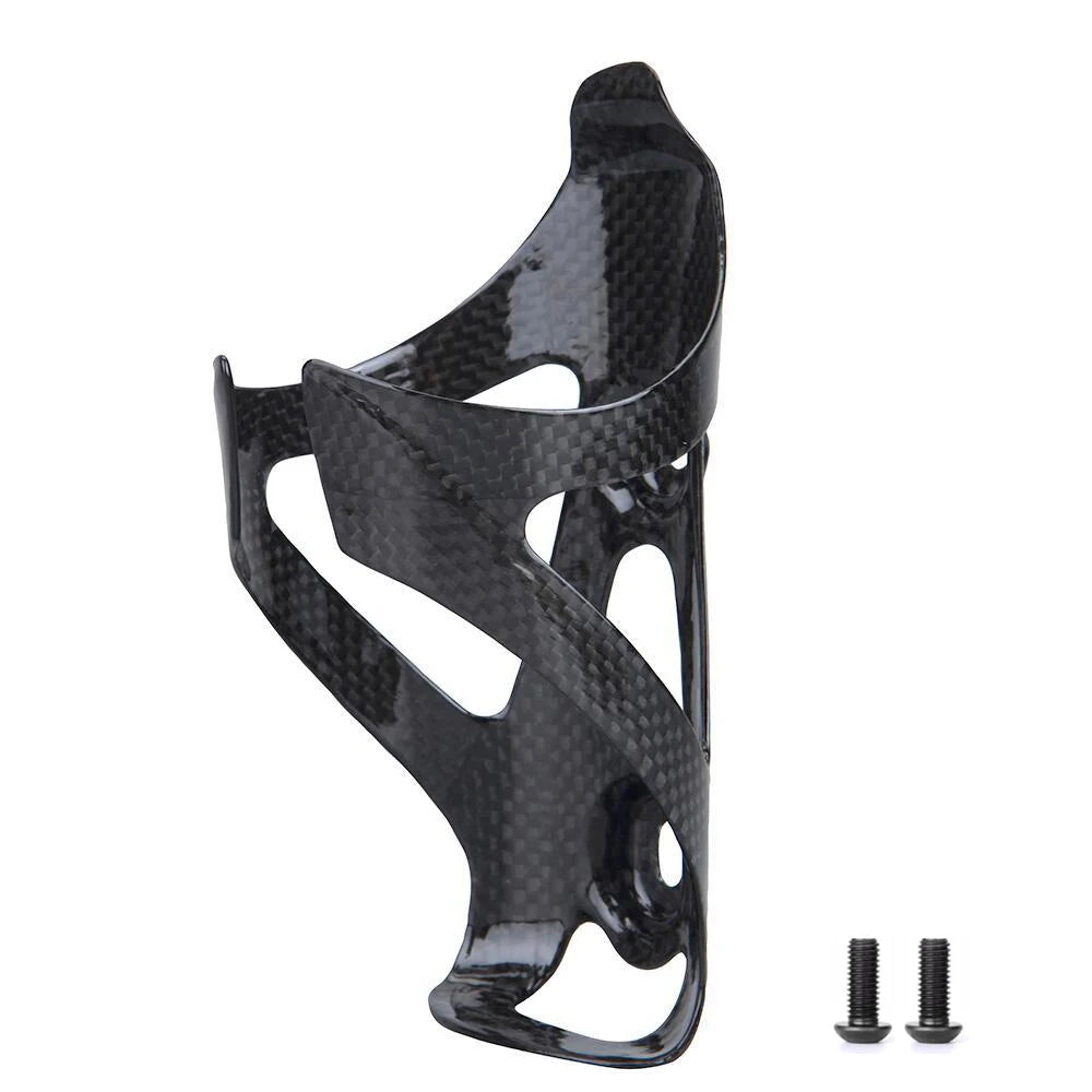 Full 3K Carbon Fiber Bike Water Bottle Cage 24g Super Light Matte Glossy Bicycle Bottle Holder Road MTB Cycling Water Cup Rack Zpaxo 13 Gloss 1pcs