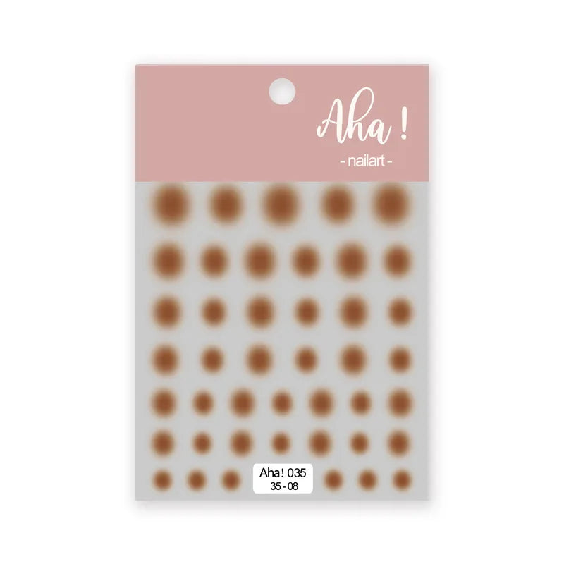 Colorful Transparent Gradient Nail Stickers Different Size Combinations Self-adhesive High Quality Nail Stickers Nail Art Deco Zpaxo 035-08