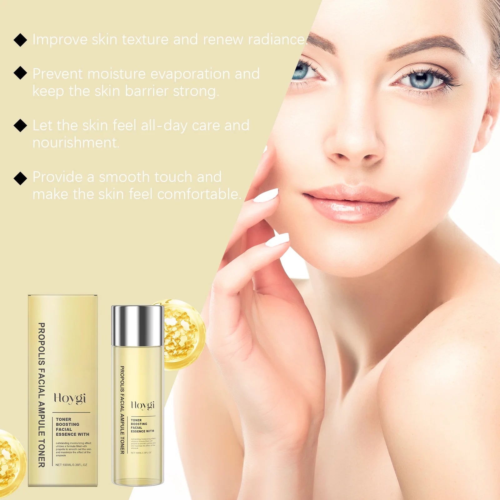 Hoygi Honey Ceramide Facial Toner – Sensitive Skin Barrier Facial Toner Zpaxo