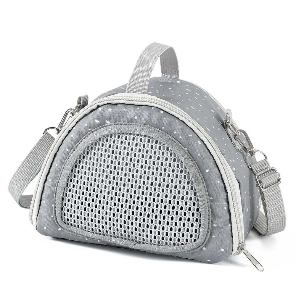 Hamster bag Squirrel bag Hedgehog bag Honey bag Flying Spur Totoro Four Seasons Outdoor Pet Diagonal Crossing bag Zpaxo Grey diagonal cross