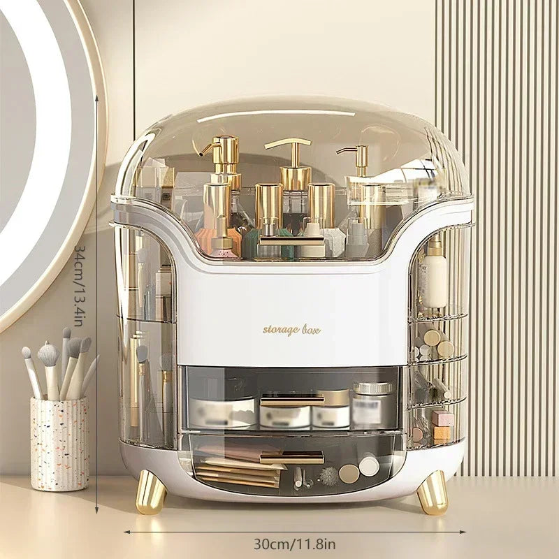 Lipstick Box Makeup Organizer Transparent Jewelry Cosmetic Storage