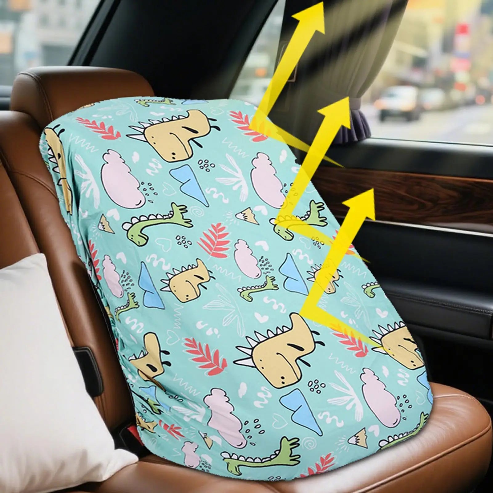 Car Seat Shade Cover Baby Safety Sun UV Protection Vehicle Zpaxo