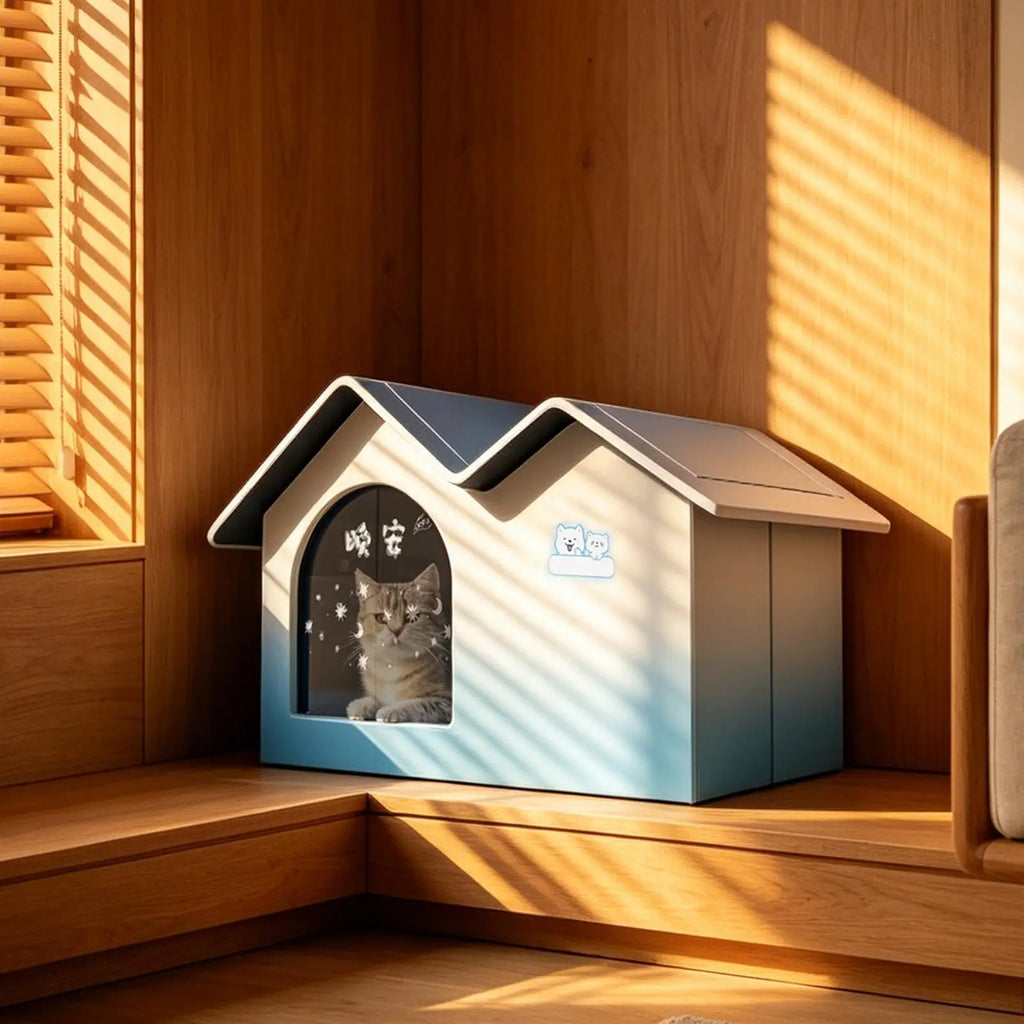 Cat Air Conditioning House Summer Cooling Tool Nest Dog Ice Four
