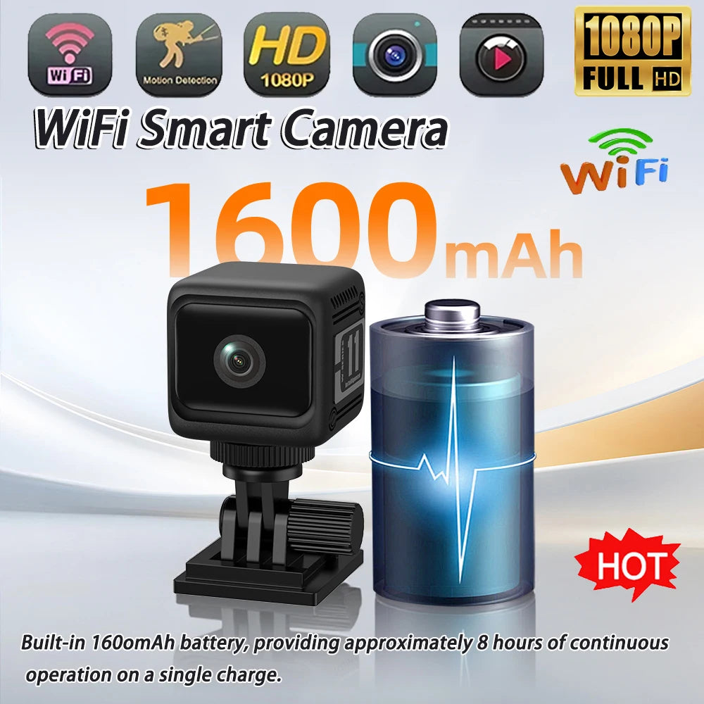 1080P HD Wifi Mini Camera Long-lasting Battery Life Smart Home
