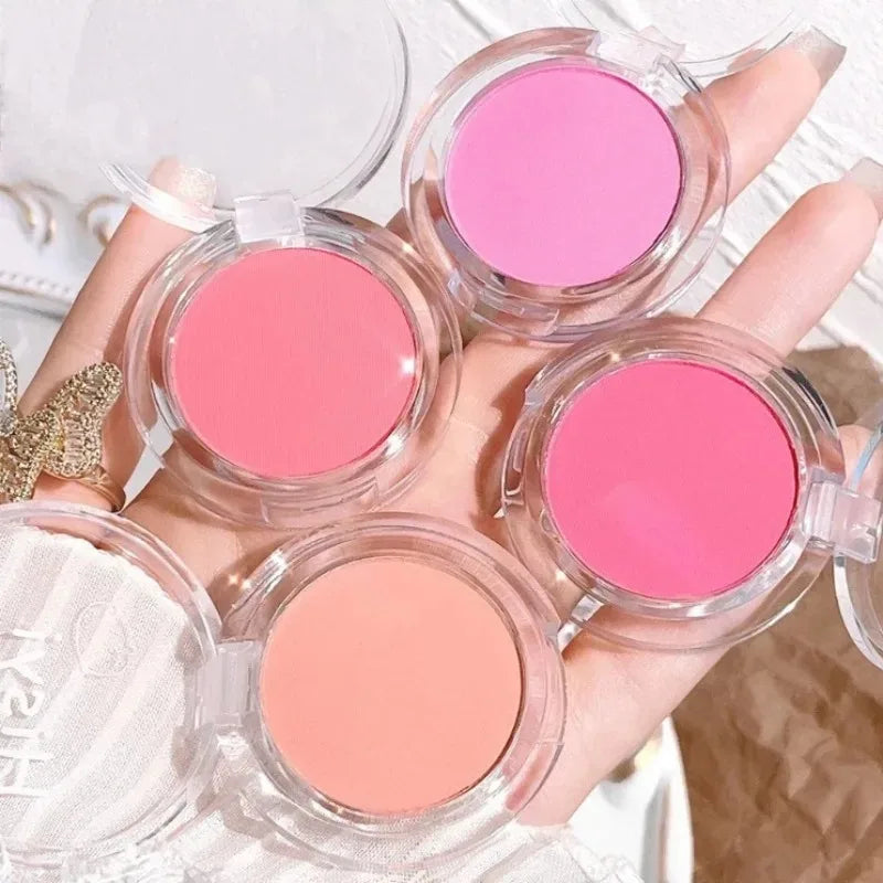 Monochrome Blush Palette Rose Orange Soft Blusher Powder Natural Cheek Color Face Makeup Matte Girl Rouge Contour Shadow Palette Zpaxo