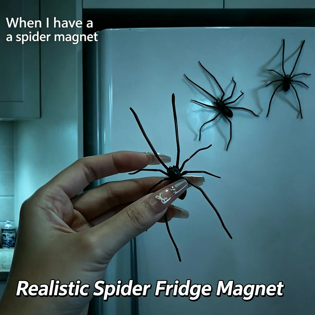 Realistic Spider Magnetic Fridge Magnets Home Kitchen Car Decoration