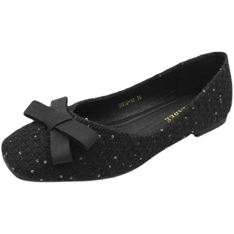 Fashion Autumn Shoes for Women 2023 New British Style Women's Shoes Large Flat Bottom Shallow Versatile Big Size 44 45 46 Zpaxo