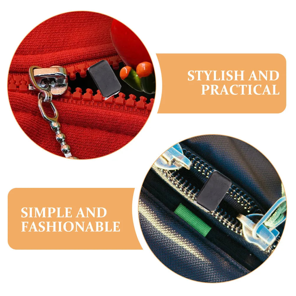 Zipper Stopper Metal Repair Stops Replacement Bags Jackets Coats Zips