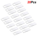 1/5/10/20PCS Webcam Cover Phone Lens Stickers for Apple iPhone Samsung Xiaomi Privacy Slider Camera Plastic Cover for Laptops PC Zpaxo 20pcs-White