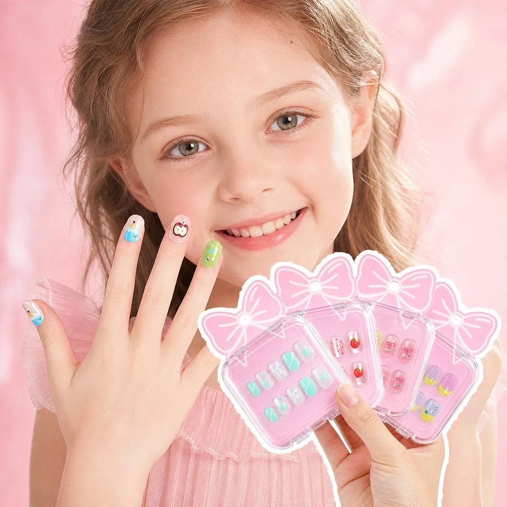 Accessories Cat's Eye Children Wearing Nails Short Decorative Press Zpaxo