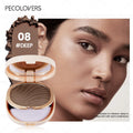 1PC Pressed Powder Foundation, Waterproof, Matte Finish, Full Coverage, Non-Sticky, for All Skin Types, Light to Medium Tone Zpaxo 08