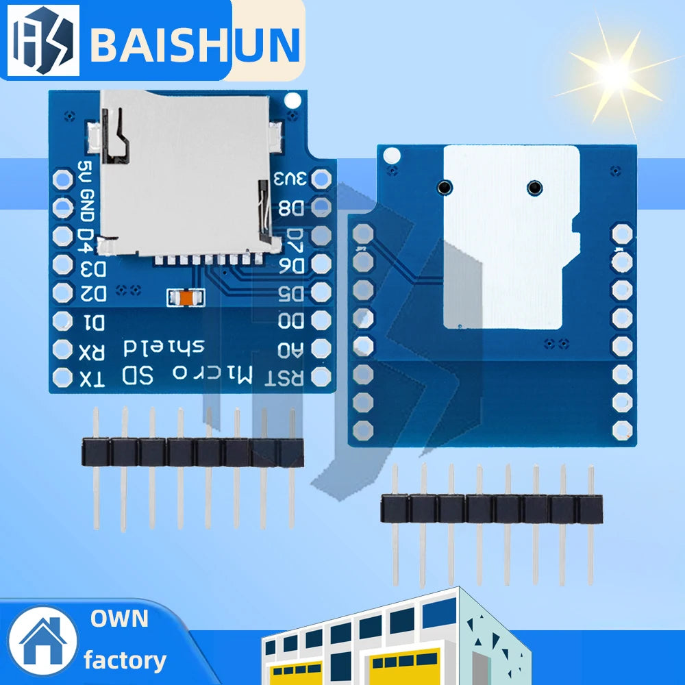 Micro SD Shield Wemos D1 Mini TF Card Module Zpaxo