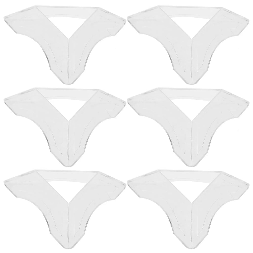 Transparent Triangle Cube Display Stand Plastic Tripod Base Secure