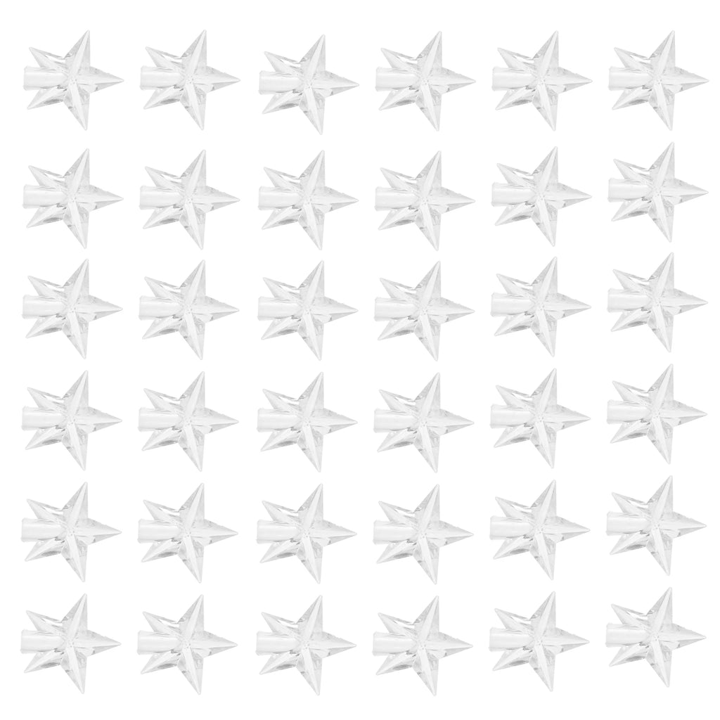 Star Shape Plastic Lamp Bulb Cover Simple Design String Light