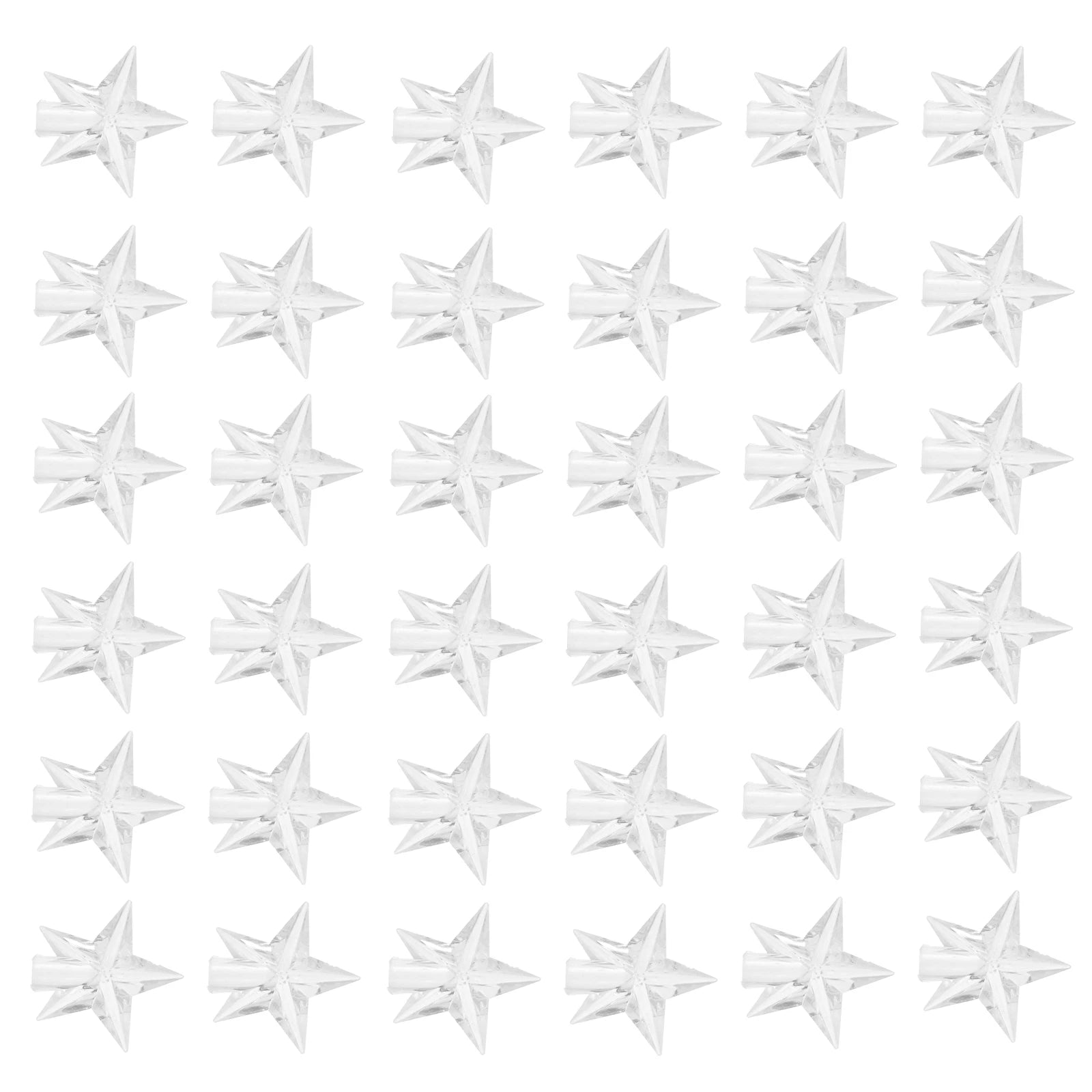Star Shape Plastic Lamp Bulb Cover Simple Design String Light