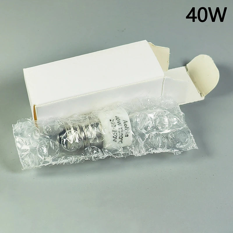 ▶1Pcs 25W/40W E14 Oven Light Bulb 220-240V Safe Halogen Oven Lamp High Temperature 500℃ Resistant Dryer Microwave Light Bulb Zpaxo 40W