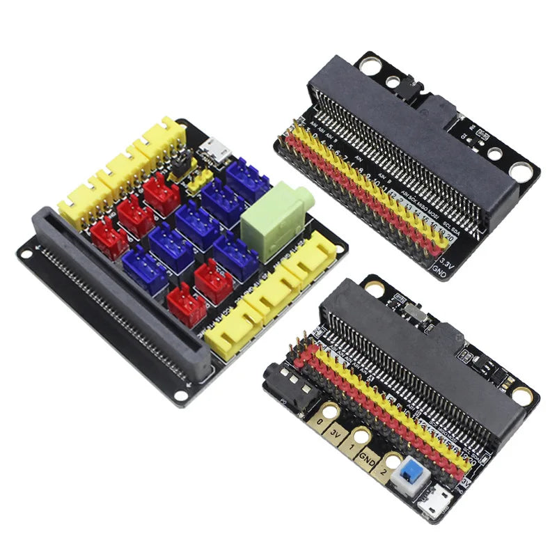 Micro: Bit Expansion Board IOBIT V1.0 V2.0 V3.0 Microbit Adapter Board For Primary And Secondary School Beginner Programming Zpaxo